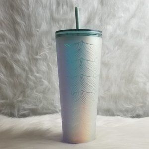 Starbucks Mint Green Soft Touch Mermaid Tail
